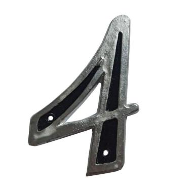 Imagem de Número Residencial De Alumínio - Fundição Petropolis Nº4