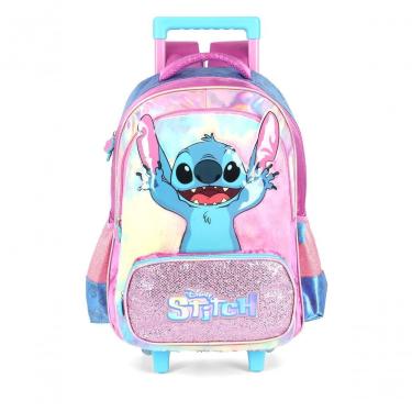 Imagem de Mochila Com Rodas Stitch Roxo - Unico Roxo