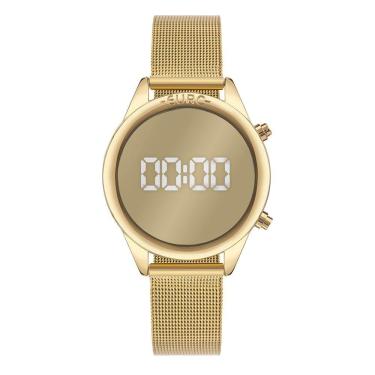 Imagem de Relógio Euro Feminino Fashion Fit Reflexos Dourado - Euds8054aa-4d Euds8054aa-4d