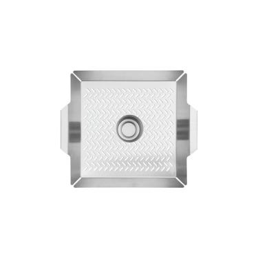 Imagem de Grelha Tramontina Cosmos Para Frango Em Aço Inox Com Recipiente Para Temperos 38 X 32 Cm Tramontina