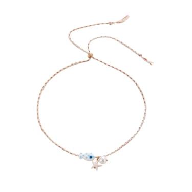 Imagem de Colar de estrela do mar, boêmio, praia, havaiano, colorido, verão, praia, costa, gargantilha para mulheres e homens, 29.5in, cerâmica, Sem Pedra Preciosa