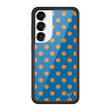 Imagem de Wildflower Capas - Compatível com Samsung Galaxy S25 | Amortecedor preto protetor, certificado de teste de queda de 1,2 m, pequenas empresas de propriedade feminina | Pontos pontilhados clássicos da