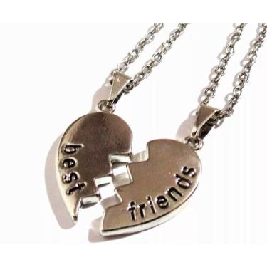 Imagem de Colares Best Friends Amigas Folheado Níquel - Milena Folheados
