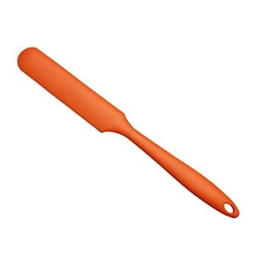 Imagem de Espátula de silicone, raspador de laranja de grau alimentício para cozinhar, misturar e decoração de bolos, utensílios de cozinha antiaderentes, espátula flexível e ferramenta raspadora