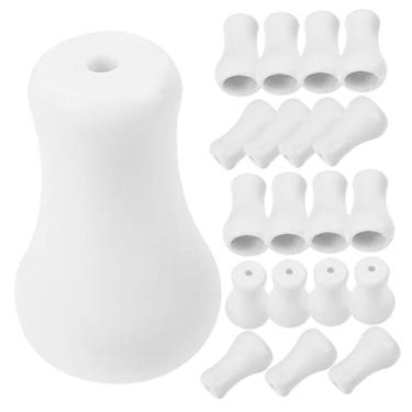 Imagem de 20 peças de puxadores de plástico para persianas e cortinas romanas, puxadores e acessórios para fácil operação