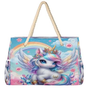 Imagem de hongjinglin Bolsa de praia grande, leve, dobrável, amarela, mármore, abstrata, para piscina, bolsa de ombro, Cor 25, Large