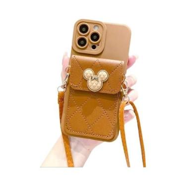 Imagem de Capa De Couro Cartoon Para iPhone 15 14 13 12 11 pro Max X XS XR XSMAX