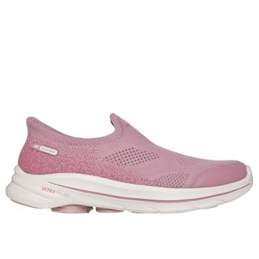 Imagem de Tênis Skechers Go Walk 8 Feminino (Rosa/Bege, BR, Adulto, Numérico, 36)