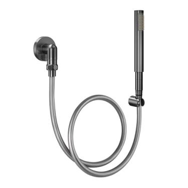 Imagem de Ducha Manual com Joelho 90° Docol C30 90018346070 Grafite Escovado
