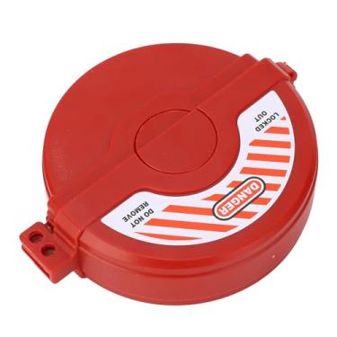 Imagem de KIMISS Dispositivo de Bloqueio de Válvula de Gaveta - Bloqueio de Botão de Torneira de água Com Estrutura PA para Alças de Válvula de 64-127 Mm, Solução de Segurança para Torneiras Externas e de Gás