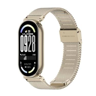Imagem de MIJOBS Pulseira de substituição respirável para Xiaomi Mi Band 10/9/8 para Mi Fit Band 10 / 9 / 8 para SmartWatch para mulheres e homens