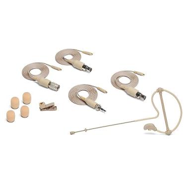 Imagem de Microfone Samson SE10x de perfil baixo com cápsula condensadora miniatura e quatro cabos adaptadores compatíveis com a maioria dos sistemas sem fio populares (se10TX)