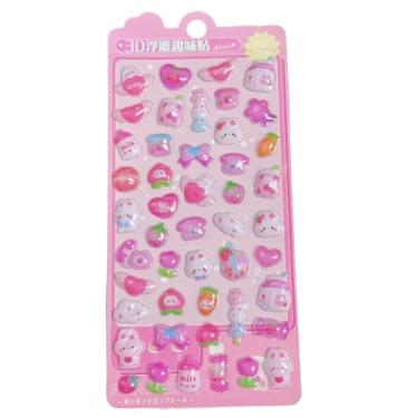 Imagem de Adesivos 3D fofos | Decalques fofos engraçados 3D - Adesivos infantis para álbuns de recortes, adesivos de bolha, para festa de crianças, sala de aula, diário, scrapbook, capa de telefone, de