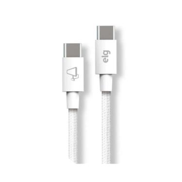 Imagem de Cabo Usb-C ELG TC602, 3.0a, 2 Metros, Branco