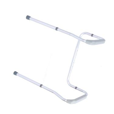 Imagem de HEEPDD Corrimão de Banheiro para Banheiro, Estrutura de Segurança para Usuários Idosos e Grávidas, Suporte de Altura Ajustável para Estabilidade, Proteção de de Fácil Instalação, Liga de Alumínio