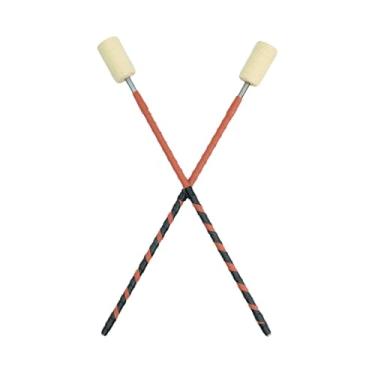 Imagem de SpinTech Fire Eating Torches Set with Sushi Kevlar Wicks Flow Arts Prop High-Performance Burn Spinning for Festivals and Performances (Fire Eating Torch)