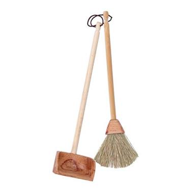 Imagem de Cuofyunl 1:6 casa de bonecas vassoura em miniatura ferramentas limpeza simulação acessório casa bonecas