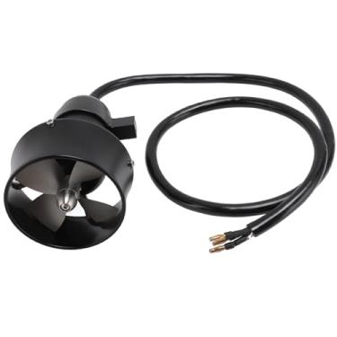 Imagem de Generic Barco Submarino RC, Liga de Alumínio 13,5kg Impulso Máximo para Frente 10,7kg Impulso Reverso Máximo Submarino 12-25,2V para Barcos de Nidificação (CW)