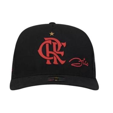 Imagem de Bone Supercap Flamengo Zico Silk 3D-Unissex