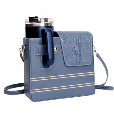 Imagem de Porta-Copo | Bolsos Impermeáveis Portáteis com Alça - Sacola Térmica - de Ombro para Garrafa de Água, Mulheres, Esportes, Academia, Caminhada, Trilha, Viagem, Acampamento, Ciclismo, Fitness, Ao Ar