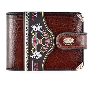 Imagem de Carteira Masculina Mitty Em Couro Legítimo Preta - M1f (Cafe)