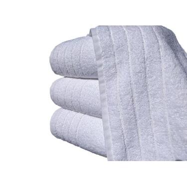 Imagem de Kit 4 Toalhas de Rosto Platinum 50x80 gramatura 600 - Lufamar 
