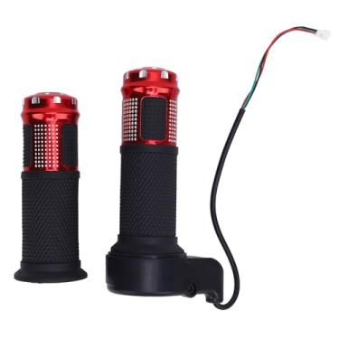 Imagem de Alomejor Alça de Aceleração da Scooter de Liga de Alumínio, Punho do Guidão da Scooter Elétrica para Substituição de Bicicleta Elétrica (Vermelho)