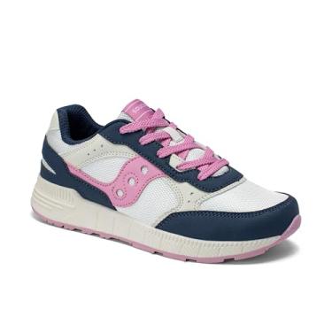 Imagem de Saucony Tênis infantil unissex Eclipse Kidz, Azul/rosa, 15