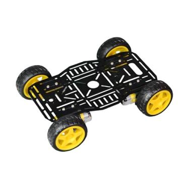 Imagem de 4WD Robot Car Chassis Kit for Arduino Raspberry Pi with Aluminum Alloy Chassis, TT Motor, 4 Wheels, Robot Car Platform for obotics Projects, DIY Robot Chassis