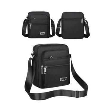 Imagem de Bolsa De Ombro Casual Masculina Pequena, Bolsa Mensageira Diagonal Par