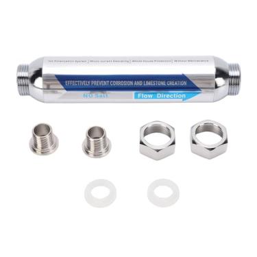 Imagem de Eujgoov de Inibição de Escala de Alta Eficiência, Descalcificador de água para Toda a Casa, Pré-filtro de Grande Vazão para Tratamento de água Dura Doméstica