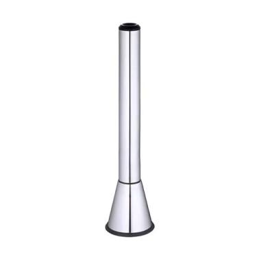 Imagem de Eliminação de pontas de cigarro Cilindro de cigarro externo aço inoxidável com coluna cinzas para lobby hotel pé no chão(Silver)