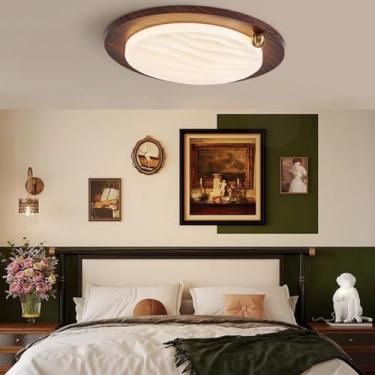 Imagem de Luminária de teto LED 19,5 polegadas*3 polegadas em acrílico e ferro, tricolor, dimerizável, 3000k, 4000k, 6000k para sala de estar, quarto, corredor, 24W [Classe Energética B]