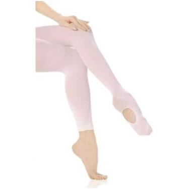 Imagem de Meia calça Ballet, Conversível com furo  duas em uma cor ROSA BEBE (Ma
