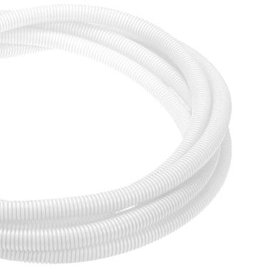 Imagem de DMiotech Tubo dividido de tear de fio de 6 m, protetores de cabo da Pet flexível para gerenciamento de cabos de conduíte para escritório, casa, jardim, branco