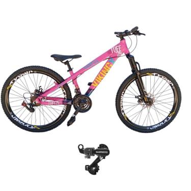 Imagem de Bicicleta 26 VikingX T25 21v Cambio Traseiro Shimano Freeride Pneu 26 Cravudo-Unissex