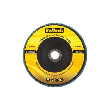 Imagem de Disco Flap Cônico 7 Polegadas Para Metal Grão 60 Beltools
