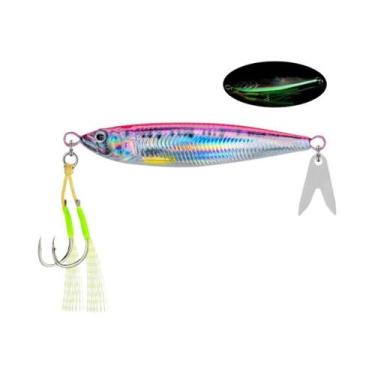 Imagem de Isca De Metal De Afundamento Rápido 20g-80g Luminosa Para Pesca Em Águ