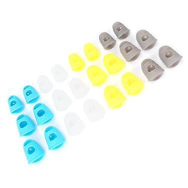 Imagem de 24 peças Protetores de Pontes Dedo Silicone Multifuncionais Reutilizáveis Flexíveis para Tocar Violão Escultura em Cera Materiais Escritório Corte Pintura Joiaria Limpeza Artesanato