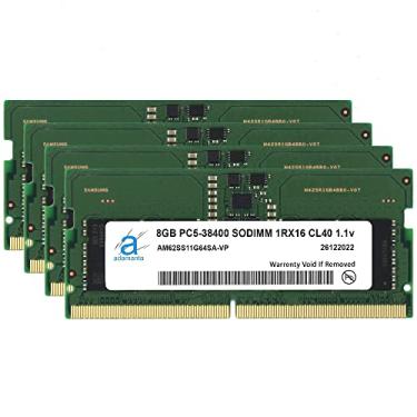 Imagem de Adamanta 32GB (4x8GB) Compatível com MSI Titan GT77 12U, 12UGS, 12UHS Gaming Laptop DDR5 4800MHz PC5-38400 SODIMM 1Rx16 CL40 1.1v 262 Pin Notebook Memória RAM Upgrade
