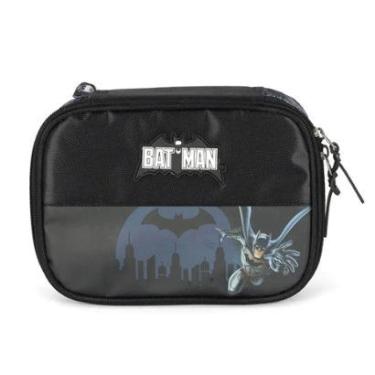 Imagem de Estojo Box Escolar Menino Grande 100 Pens Porta Lápis Batman-Masculino