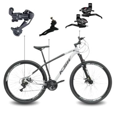 Imagem de Bicicleta Aro 29 KSW XLT 21 Marchas Quadro Alumínio Freio a Disco Mecânico MTB (Cinza tráfego, 21)