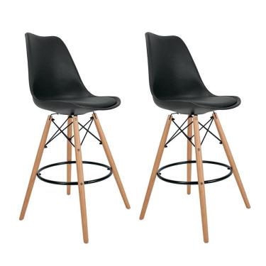 Imagem de Conjunto 2 Banquetas Saarinen  Preto
