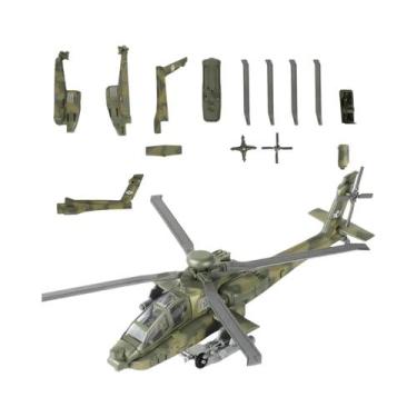 Imagem de Modelo De Helicóptero De Ataque AH-64 Apache Em Escala 1/72, Kit De Mo