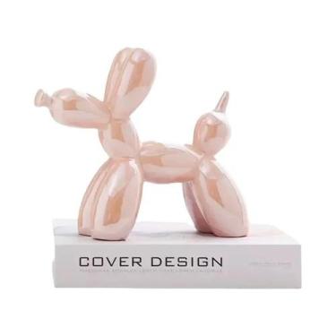 Imagem de Escultura De Balão De Cão Em Cerâmica Mini 11-21CM Estátua Abstrata Pa