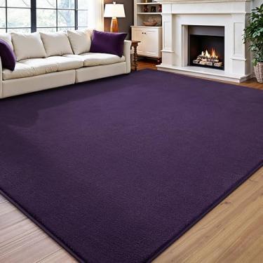 Imagem de Vasofe Tapetes minimalistas laváveis 12 x 18 cm para quarto, sala de estar, sala de aula, tapete moderno de espuma viscoelástica macia para berçário infantil, tapete interno de camada baixa para