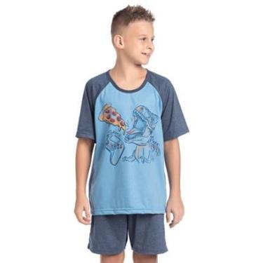 Imagem de Pijama Juvenil Masculino e Short - Izitex-Masculino