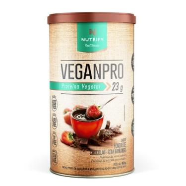 Imagem de Nutrify Proteína Vegetal VeganPro 450g, Fondue de Chocolate