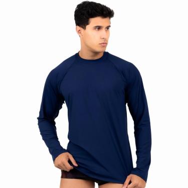 Imagem de Camisa Masculina Térmica Segunda Pele Praia Surf Proteção Uv-Masculino