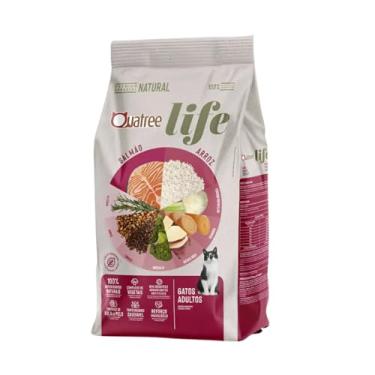 Imagem de Ração Quatree Life Gatos Ad Salmão 10kg Sem Transgênicos